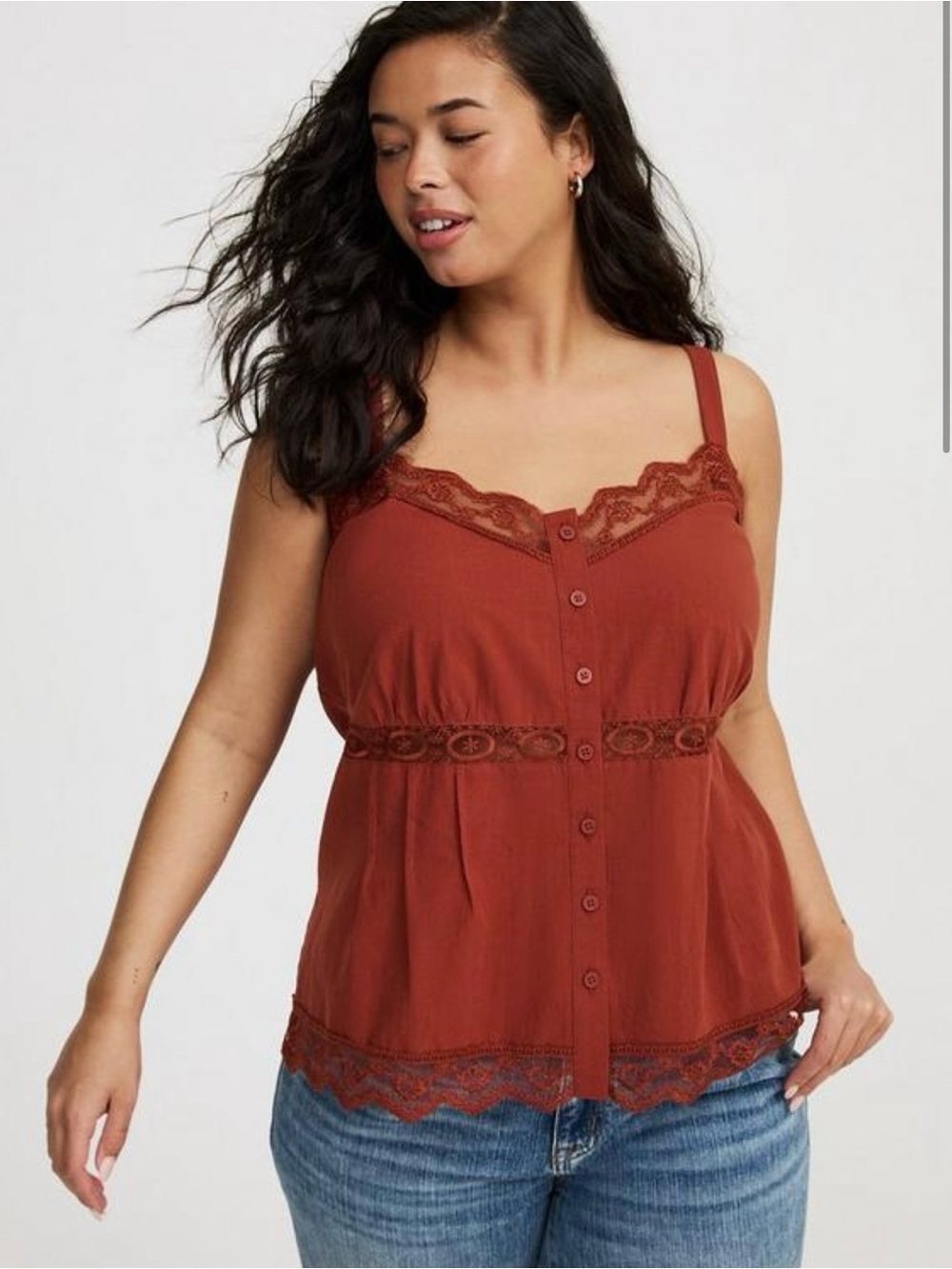 NWT torrid Lace Trim Cami